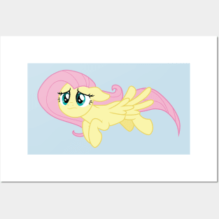 Fluttershy flying Posters and Art